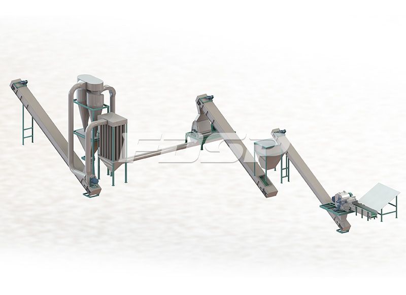 时产10吨边角料制粒生产线