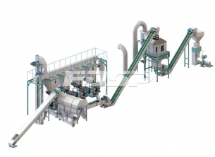 时产4-6吨污泥木屑混淆制粒生产线