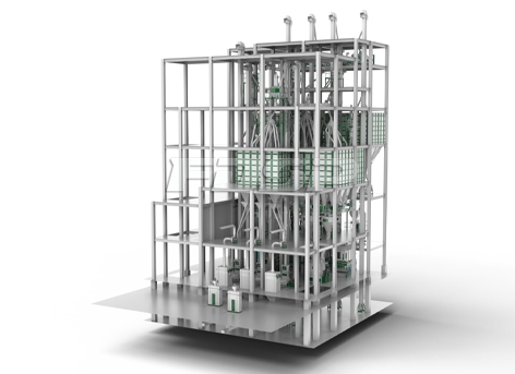 四线SZLH420(时产40吨)畜禽饲料生产线